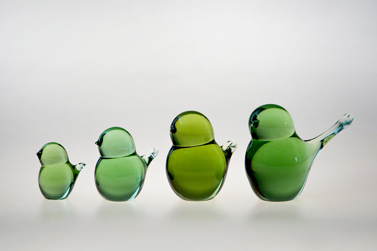 Aji Glass 小鳥オブジェ 2点セット 杉山利恵 ガラス工芸 Aji Glass 小鳥オブジェ 2点セット 杉山利恵 ガラス工芸 - メルカリ