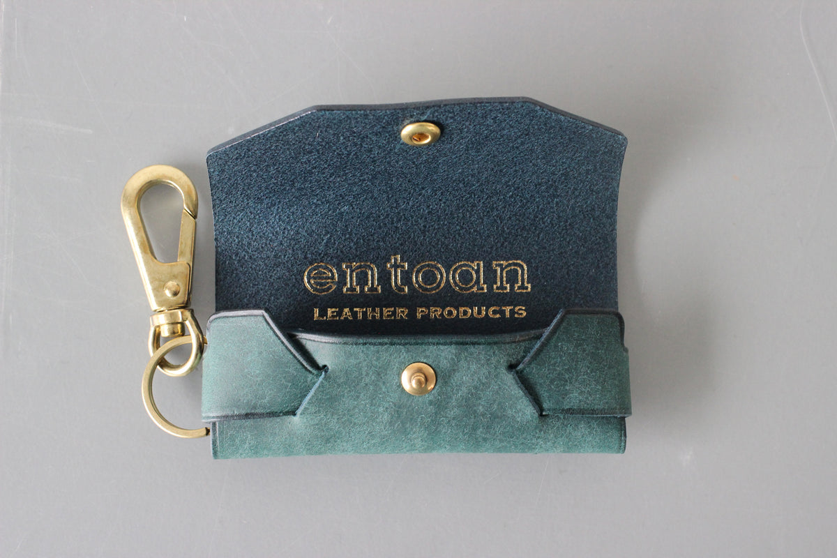 entoan　エントアン　おなかポッコリキーケース　ブラック（縫い糸もブラック） おなかポッコリキーケース – entoan