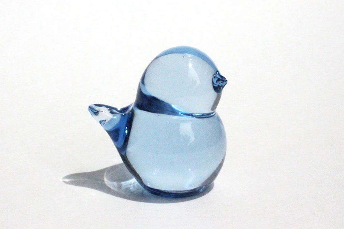 硝子 杉山利恵 Aji Glass 幸せの蒼いとりさん | kitahama blue stories