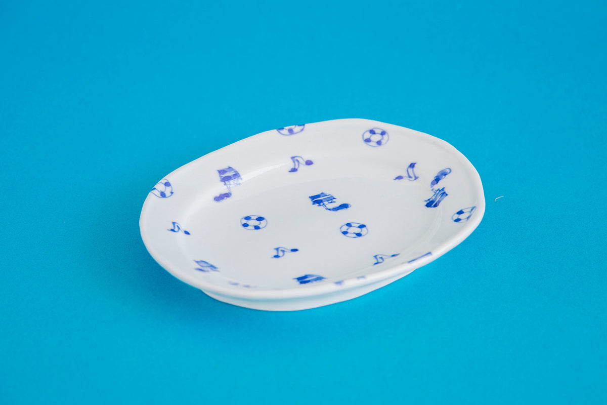 新品未使用　杉浦綾　スギウラ工房　砥部焼　皿　深皿　② 胸がときめくカワイイ砥部焼！／スギウラ工房（愛媛県伊予郡砥部