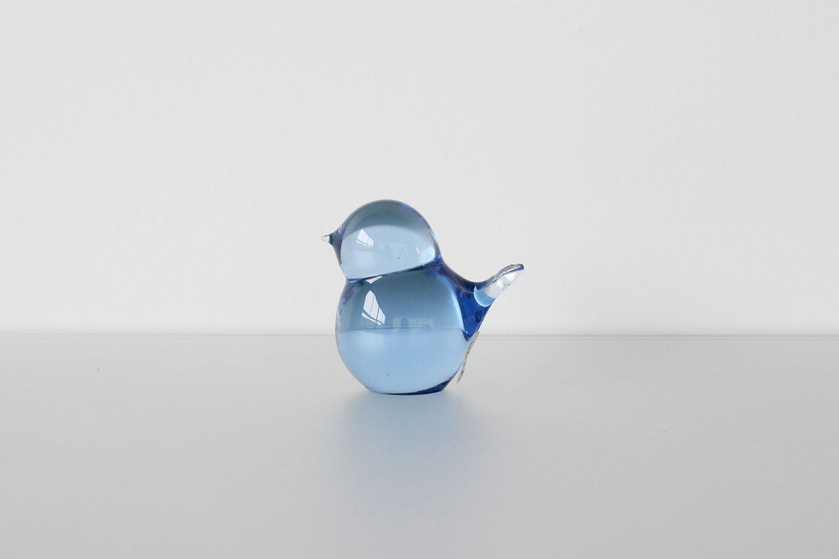 硝子作家 杉山利恵 Aji Glass 幸せの蒼いとりさん | kitahama blue stories