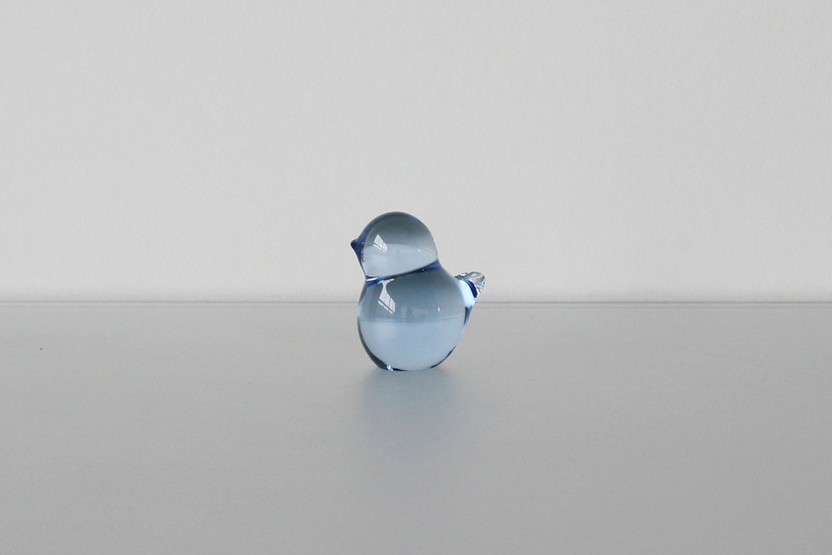 硝子作家 杉山利恵 Aji Glass 幸せの蒼いとりさん | kitahama