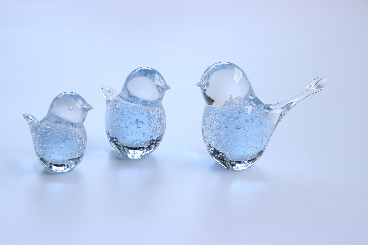 硝子作家 杉山利恵 Aji Glass 幸せの蒼いとりさん | kitahama blue stories