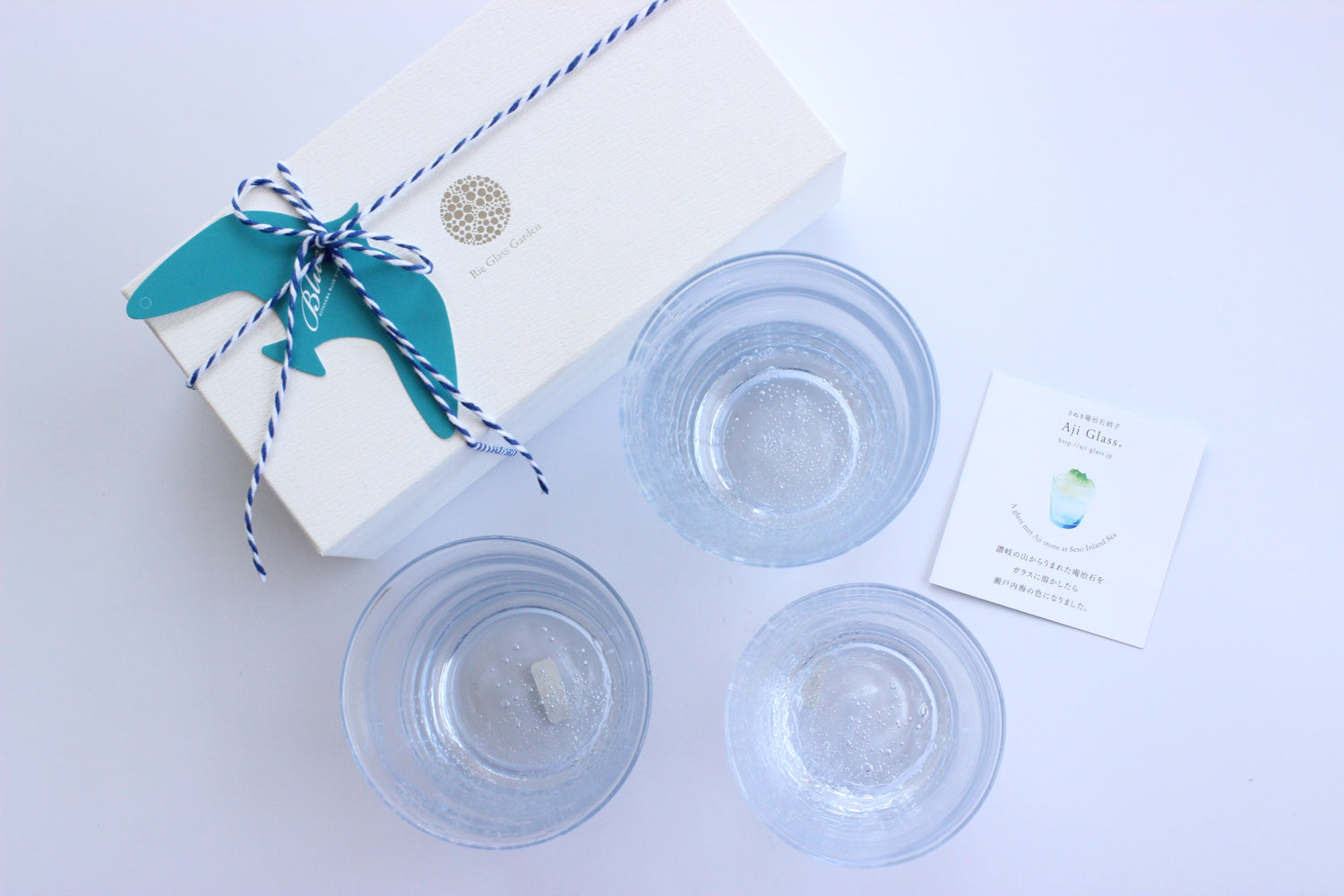 硝子作家 杉山利恵 Aji Glass 幸せの蒼いとりさん | kitahama blue stories