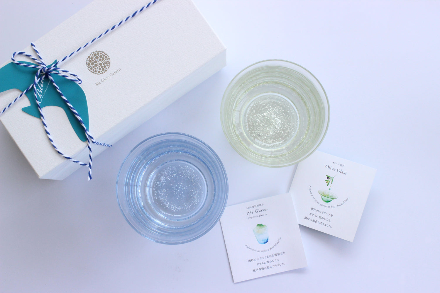 硝子作家 杉山利恵 Aji Glass 幸せの蒼いとりさん | kitahama blue stories