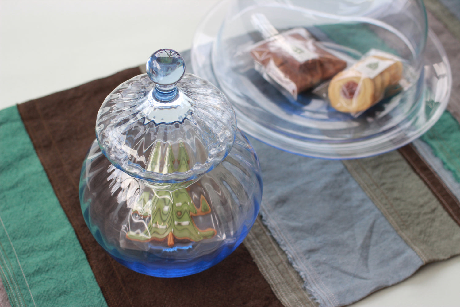 杉山利恵 Aji glass キャンディーポット縞 – kitahama blue stories