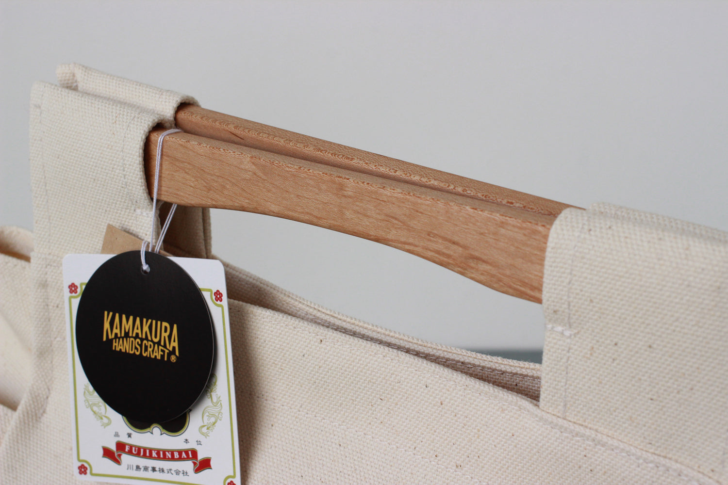 KAMAKURA HANDS CRAFT 桜岡持ちバッグ ナチュラル – kitahama blue stories