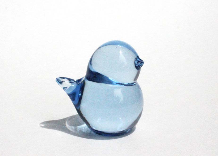 硝子作家 杉山利恵 Aji Glass 幸せの蒼いとりさん | kitahama