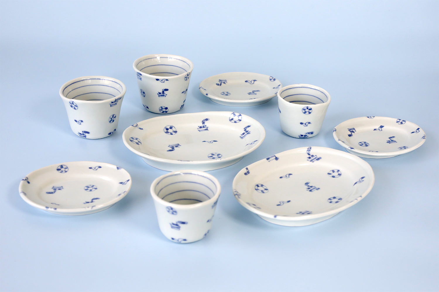 スギウラ工房 海辺の楕円小皿 – kitahama blue stories