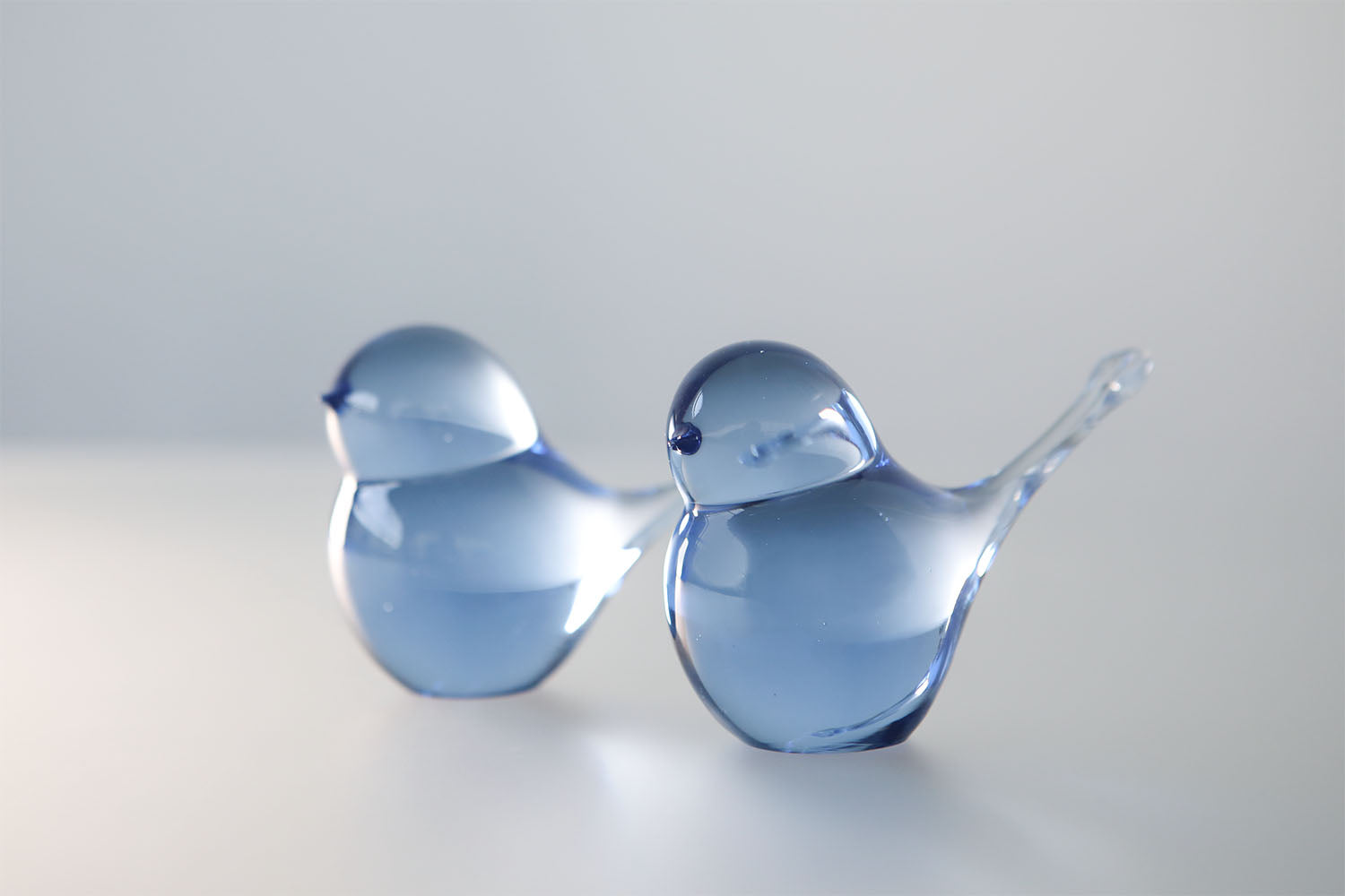 硝子作家 杉山利恵 Aji Glass 幸せの蒼いとりさん | kitahama blue stories