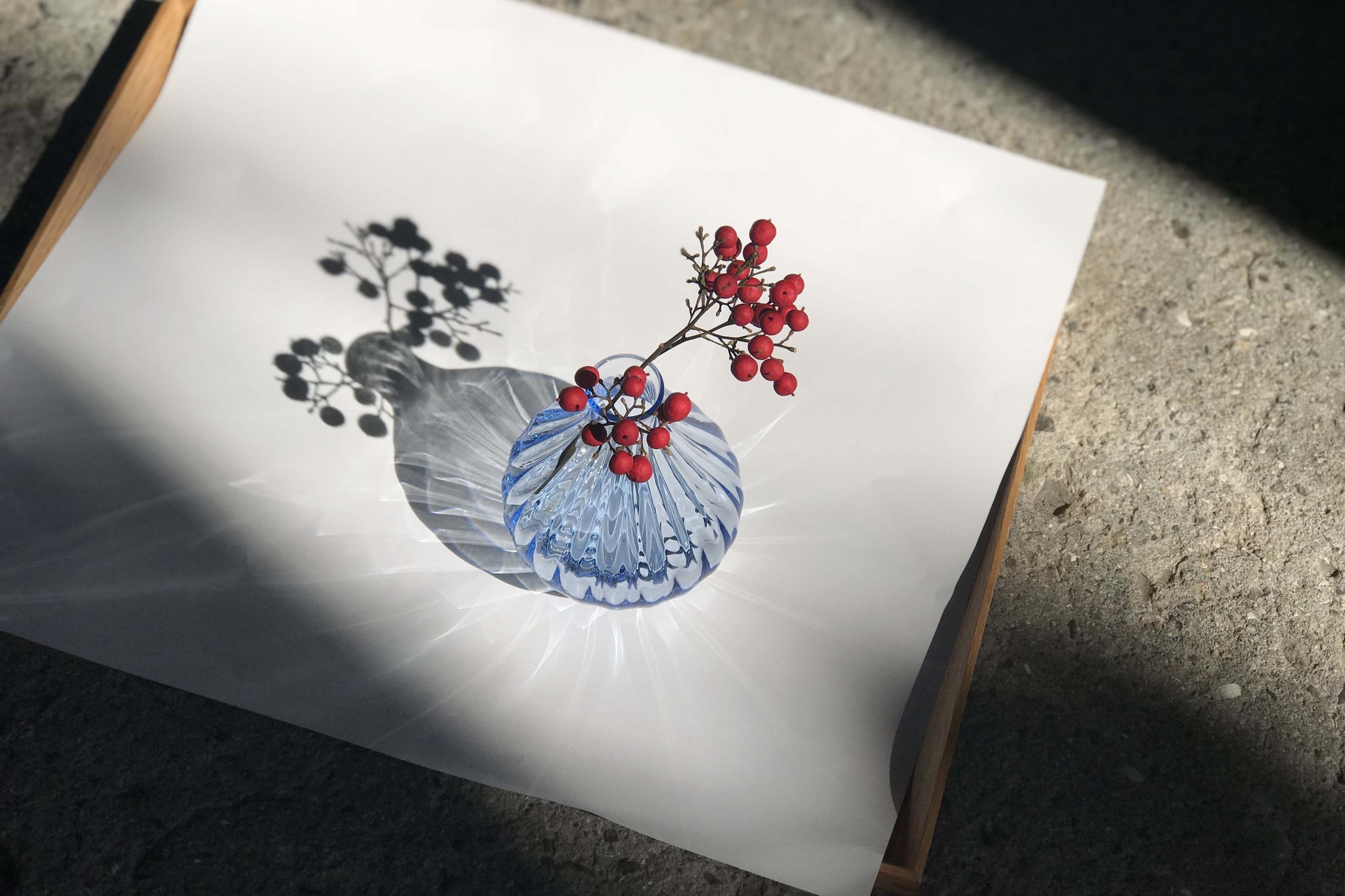 硝子作家 杉山利恵 Aji Glass 花入れ | kitahama blue stories