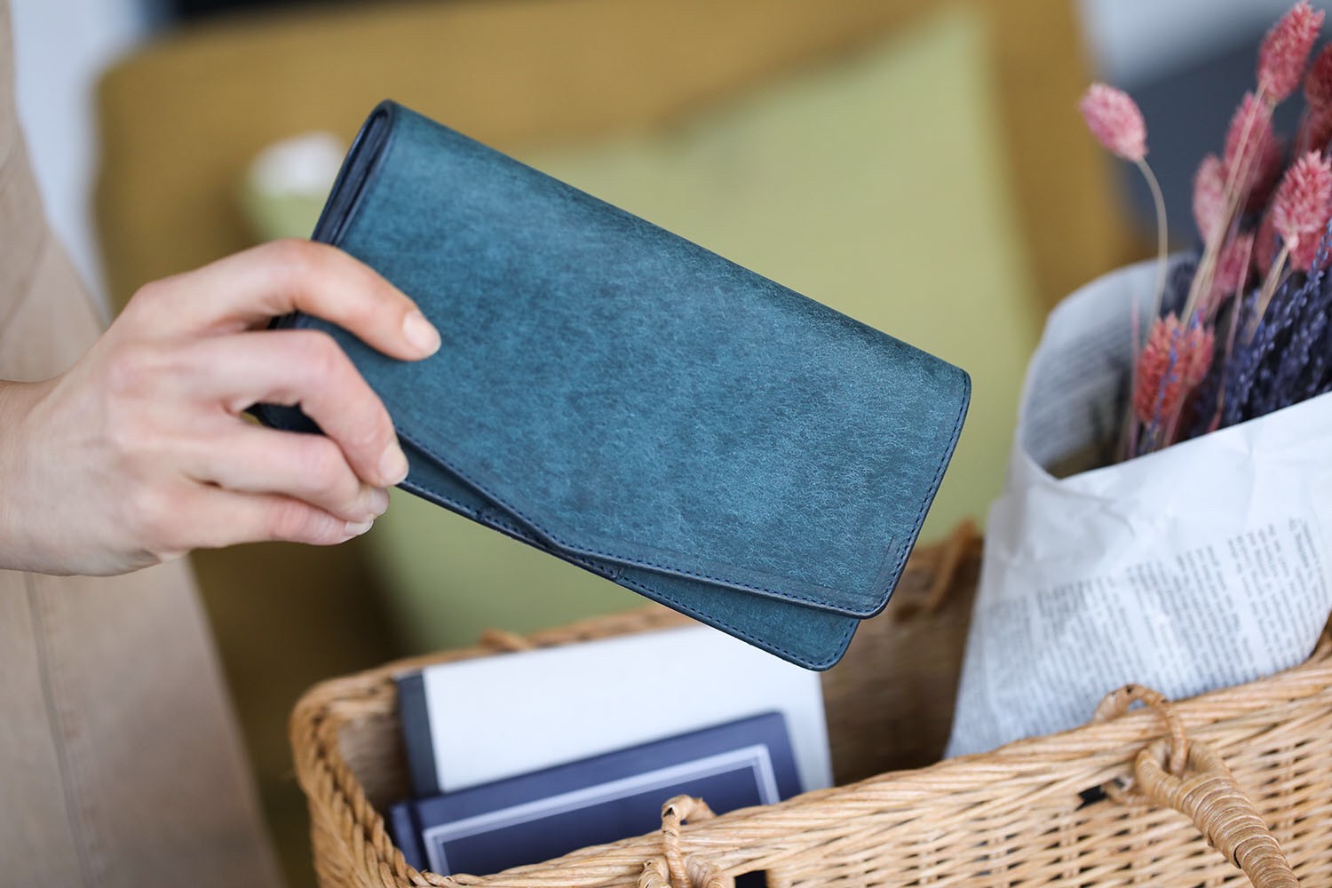 entoan エントアン　ロングウォレット　ネイビー long wallet(ネイビー) | entoan web store