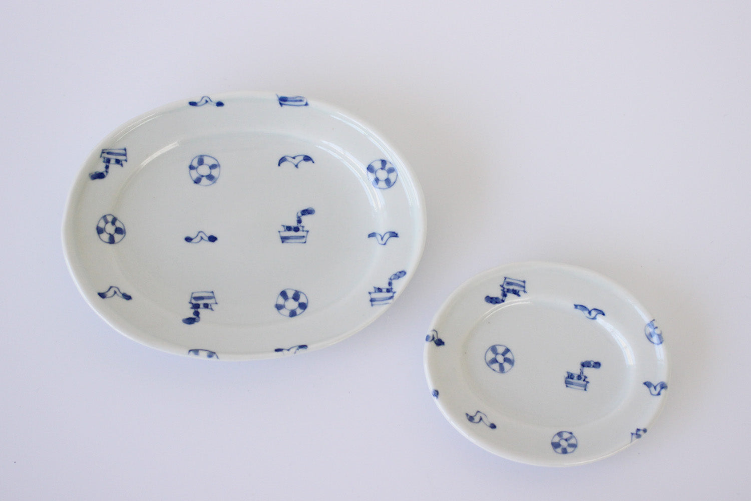 スギウラ工房 海辺の楕円小皿 – kitahama blue stories