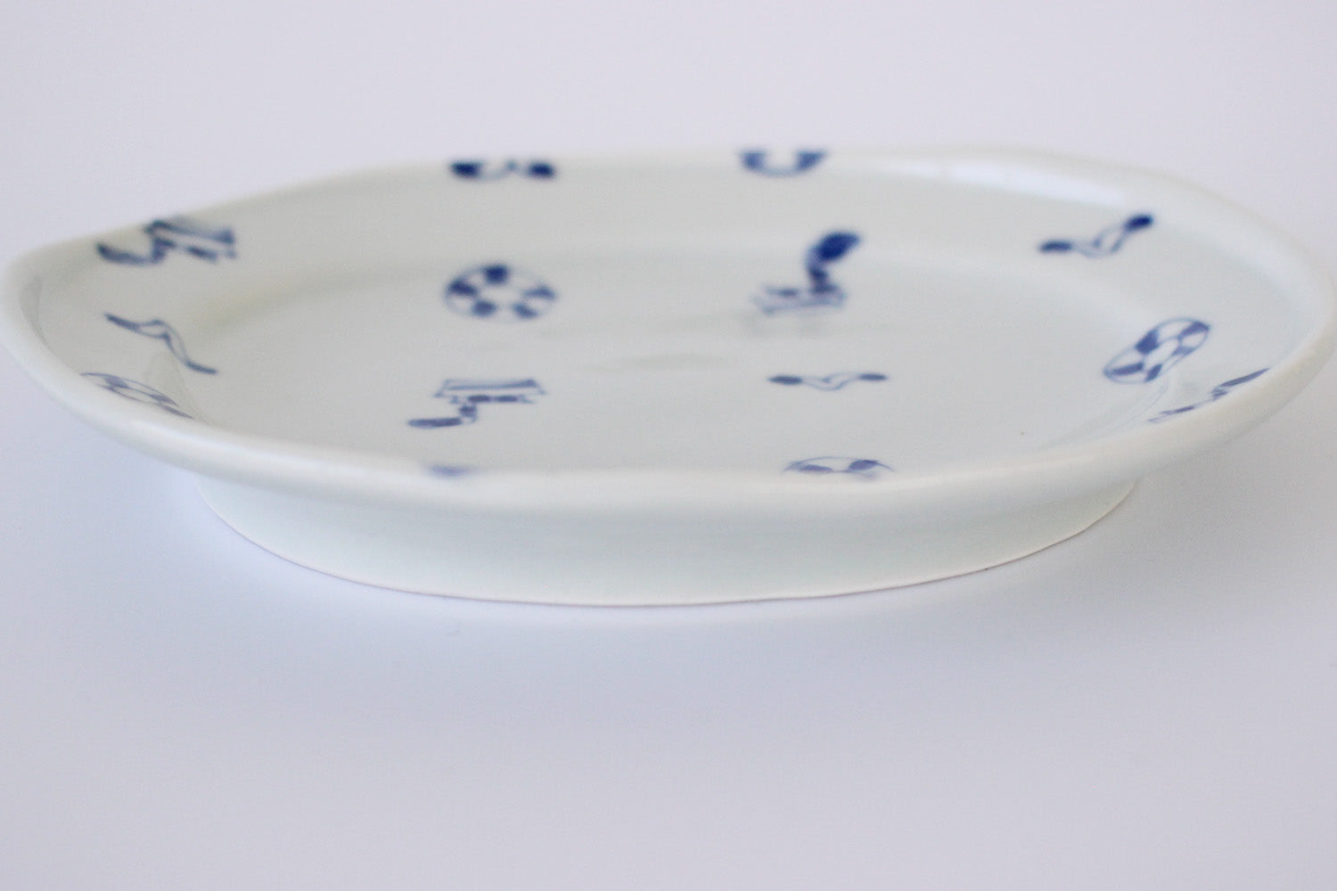 スギウラ工房 海辺の楕円小皿 – kitahama blue stories